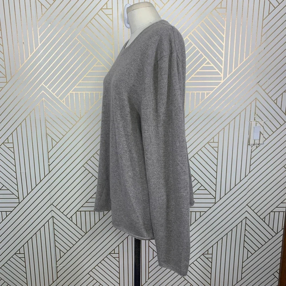 Vince Men's Marl Crewneck Cashmere Sweater In Heather‎ Palomar Size US XL - Picture 6 of 12
